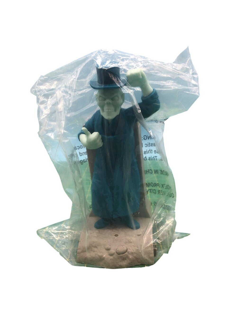 Disney Haunted Mansion Hitchhiking Ghost Figurine 50 Years Blue 5x4x9 Decor